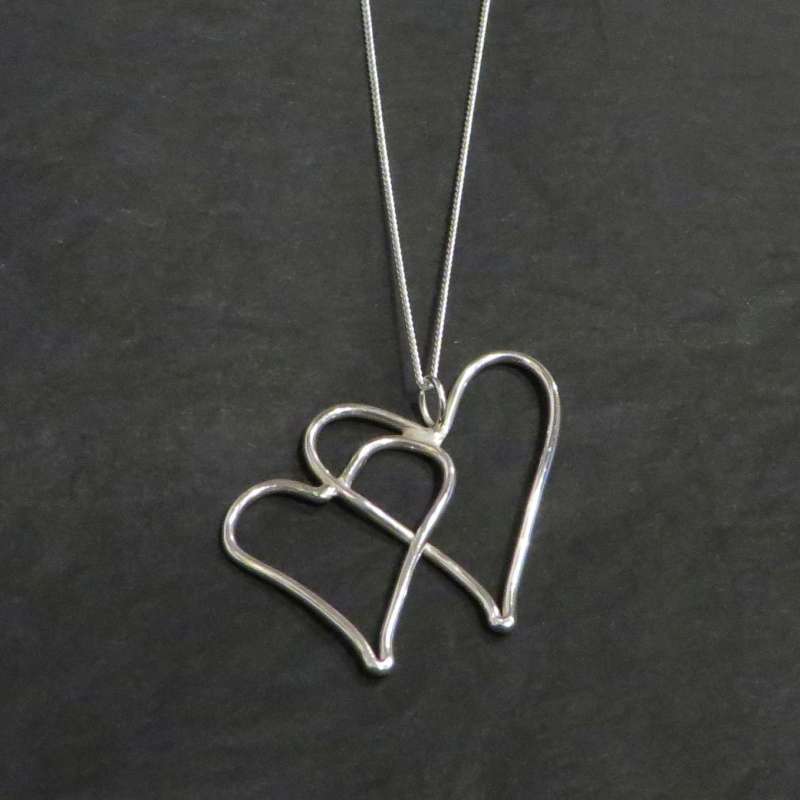 Two Heart Necklace